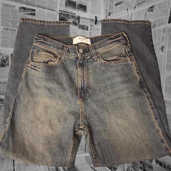 Hollister Y2K Baggy Jeans W29 L30 | Vintage Distressed Faded Wash 90s Streetwear - Picture 1 of 4